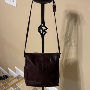 Vintage Fossil Dark brown Elegant Leather Bag